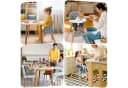 Ezebaby Holzstuhl 6in1 Multifunktional Grau Buche Bild 5