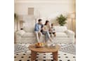 Vesgantti Big-Sofa 3-Sitzer Cord Couch Beige Boneless Bild 1