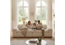 Vesgantti Big-Sofa 3-Sitzer Cord Couch Beige Boneless Bild 4
