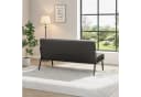 OUNUO Sofa 2 Sitzer Schwarz Metallrahmen Bild 3