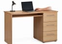 bv-vertrieb Schreibtisch PC Tisch Wildbuche Dekor mit Tastaturauszug Bild 2