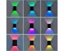 POPOLIC Wandleuchte 2 x LED-Wandleuchten für den Innenbereich mit RGB-Beleuchtung und Fernbedienung Bild 4