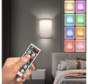 POPOLIC LED Wandleuchte 2x RGB & Dimmfunktion Kabellos Bild 4