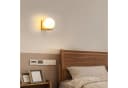 Riserva Wandleuchte Skandinavisch Holz Rund E27 Fassung Bild 5