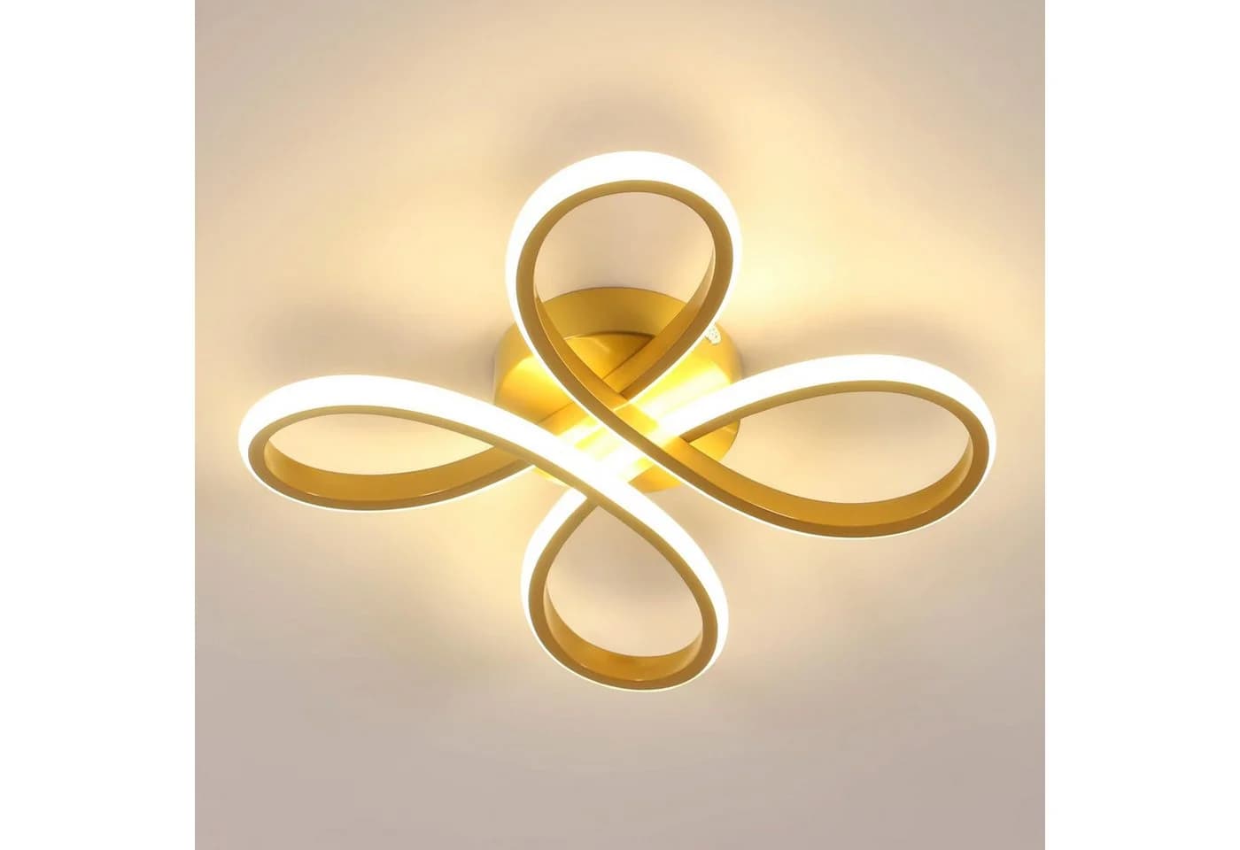 Riserva LED Deckenleuchte Blumenform Gold - Bild 2