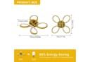 Riserva LED Deckenleuchte Blumenform Gold Bild 4