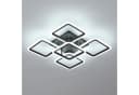 Riserva Schwarze Quadrat LED Deckenleuchte 61W 6500K Bild 1
