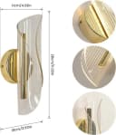 Riserva Wandleuchte LED Modern 16W 3-Stufen Farbtemperatur Gold Bild 5