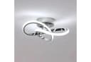 Riserva LED Deckenleuchte Chrom 30W 6500K Modernes 3-Ring Design Bild 2