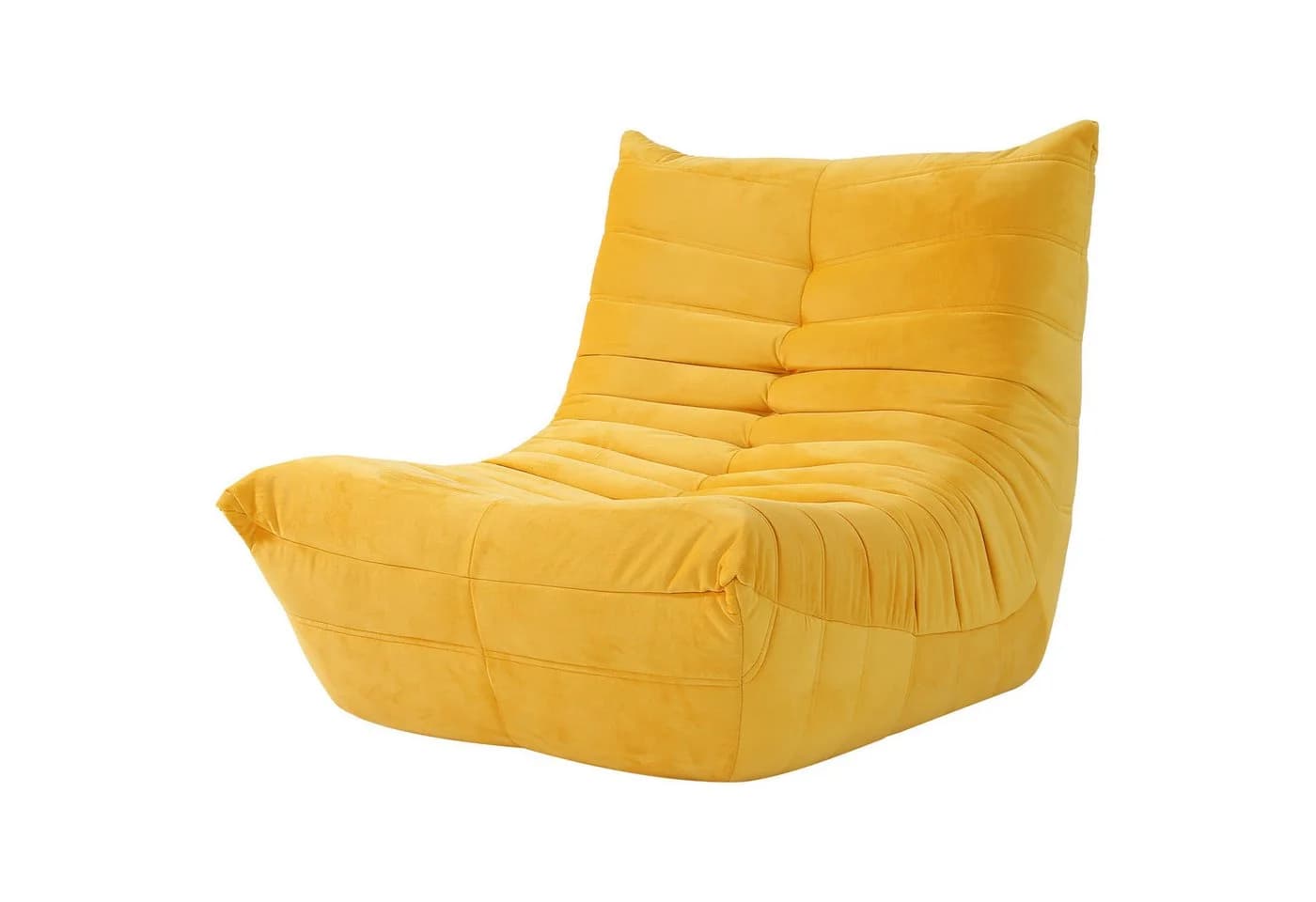ToteBox Loungesofa Wildleder Lesesessel XXL Gelb - Bild 2