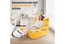ToteBox Loungesofa Wildleder Lesesessel XXL Gelb Bild 3