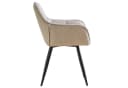 JYMTOM Esszimmerstuhl 6er Set Beige Leinen Metallbeine Bild 3