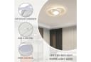 Riserva LED Deckenleuchte Rund Weiß Bogenförmig Bild 4