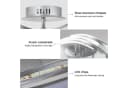 Riserva Deckenleuchte 4er-Set Silber 32W LED Aluminium Design Bild 5