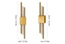 Riserva Wandleuchte Goldene LED Wandleuchte 40cm Bild 5