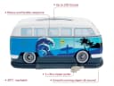 VW Collection by BRISA Papiertaschentuchspender Volkswagen Neopren Hellblau/Surf Bild 1