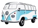 VW Collection by BRISA Wandtattoo VW T1 Bulli-Design Bild 2