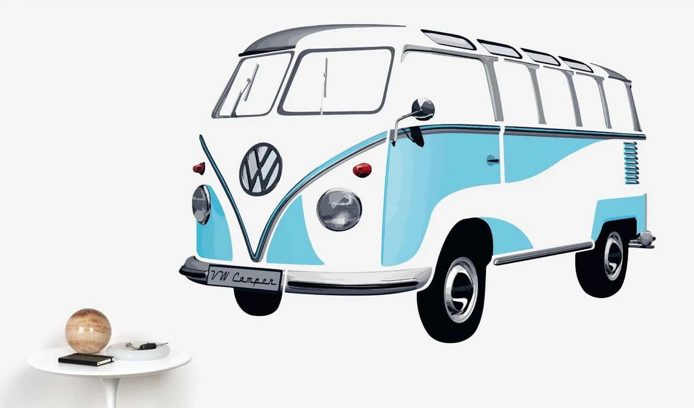 VW Collection by BRISA Wandtattoo VW T1 Bulli-Design - Bild 4
