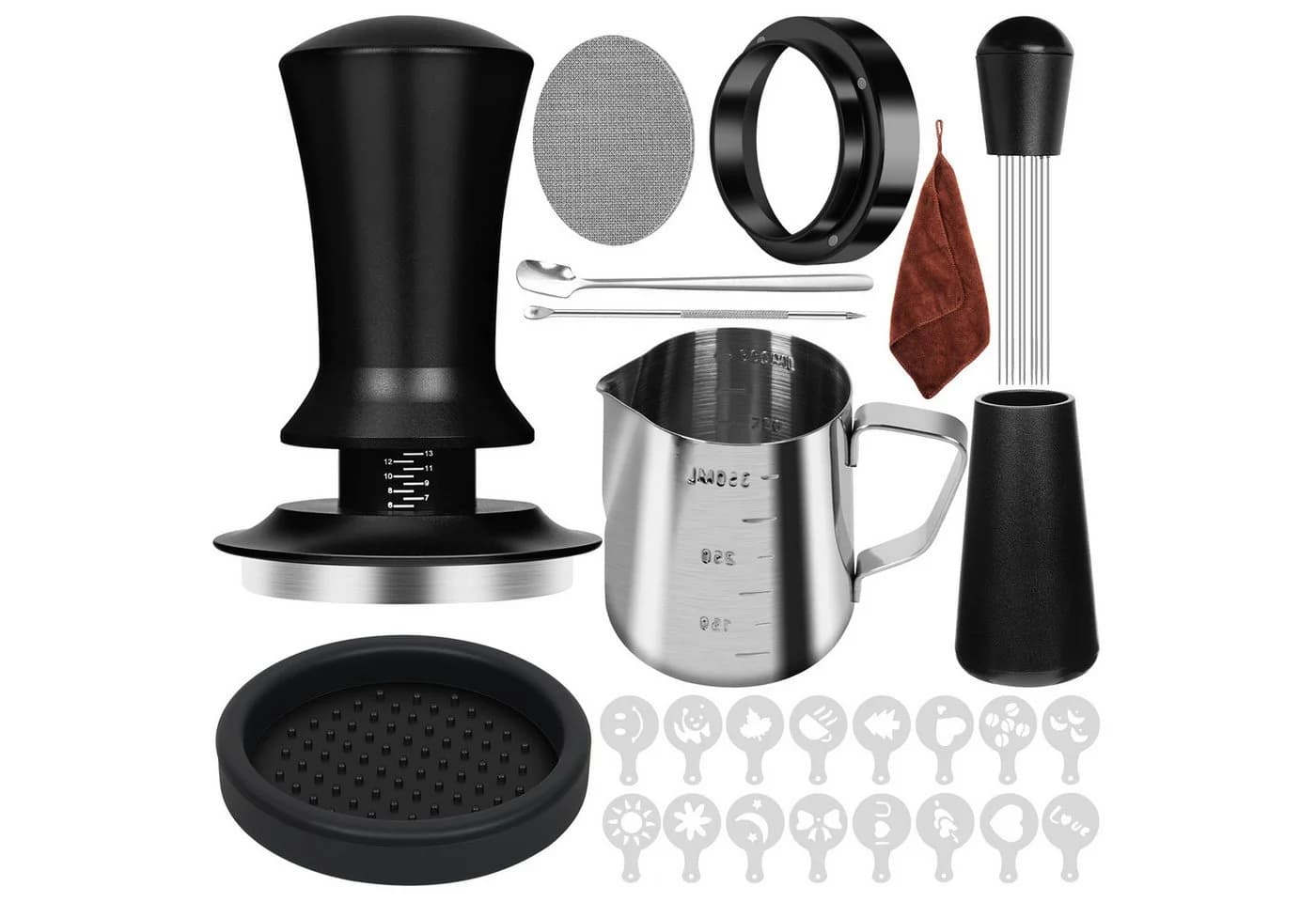 OSTWOLKE Tamper Set 51mm 25-teilig Barista Zubehör Espresso - Bild 2