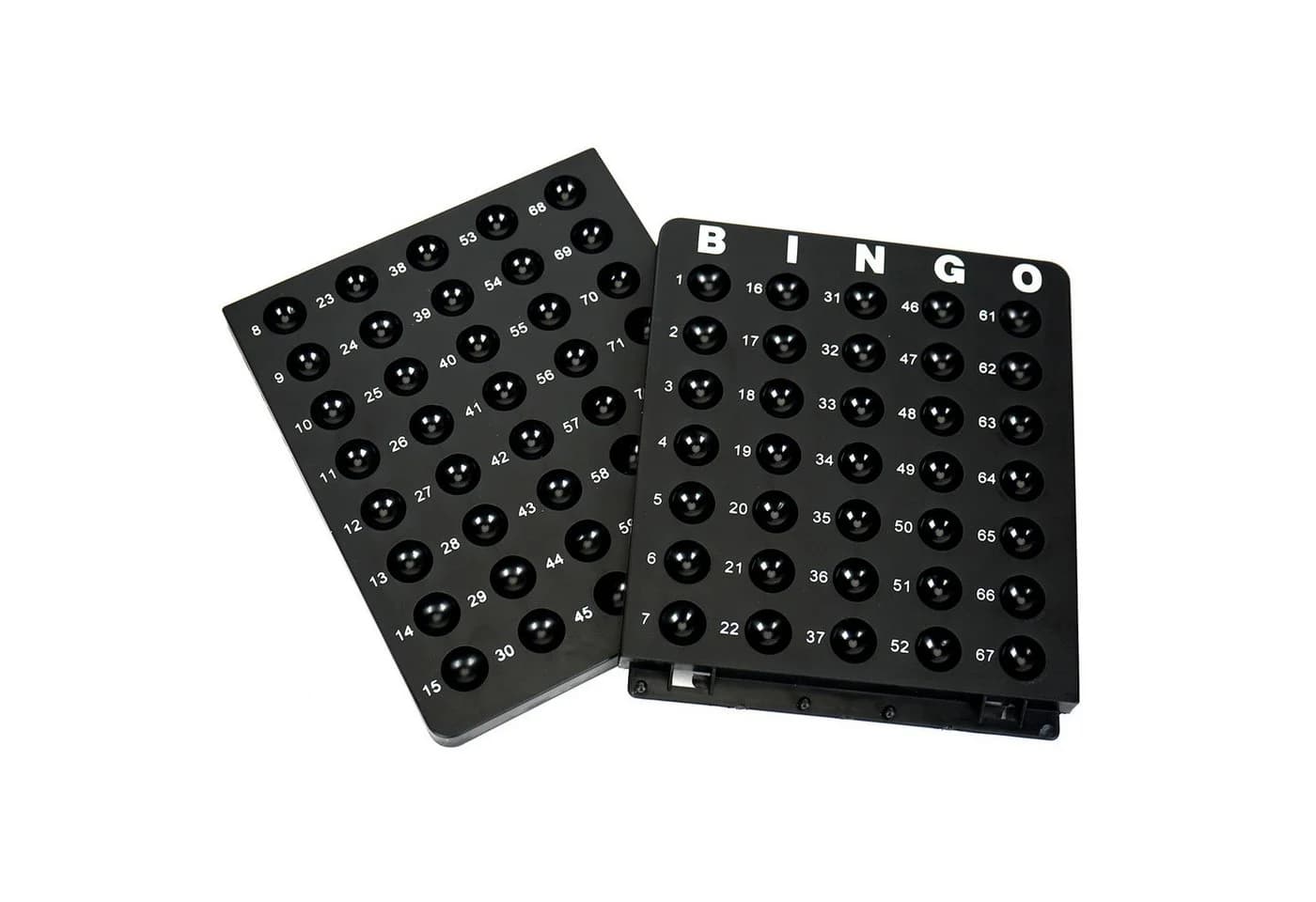 OSTWOLKE Bingo Spiel Metalltrommel Set 75 Kugeln - Bild 3