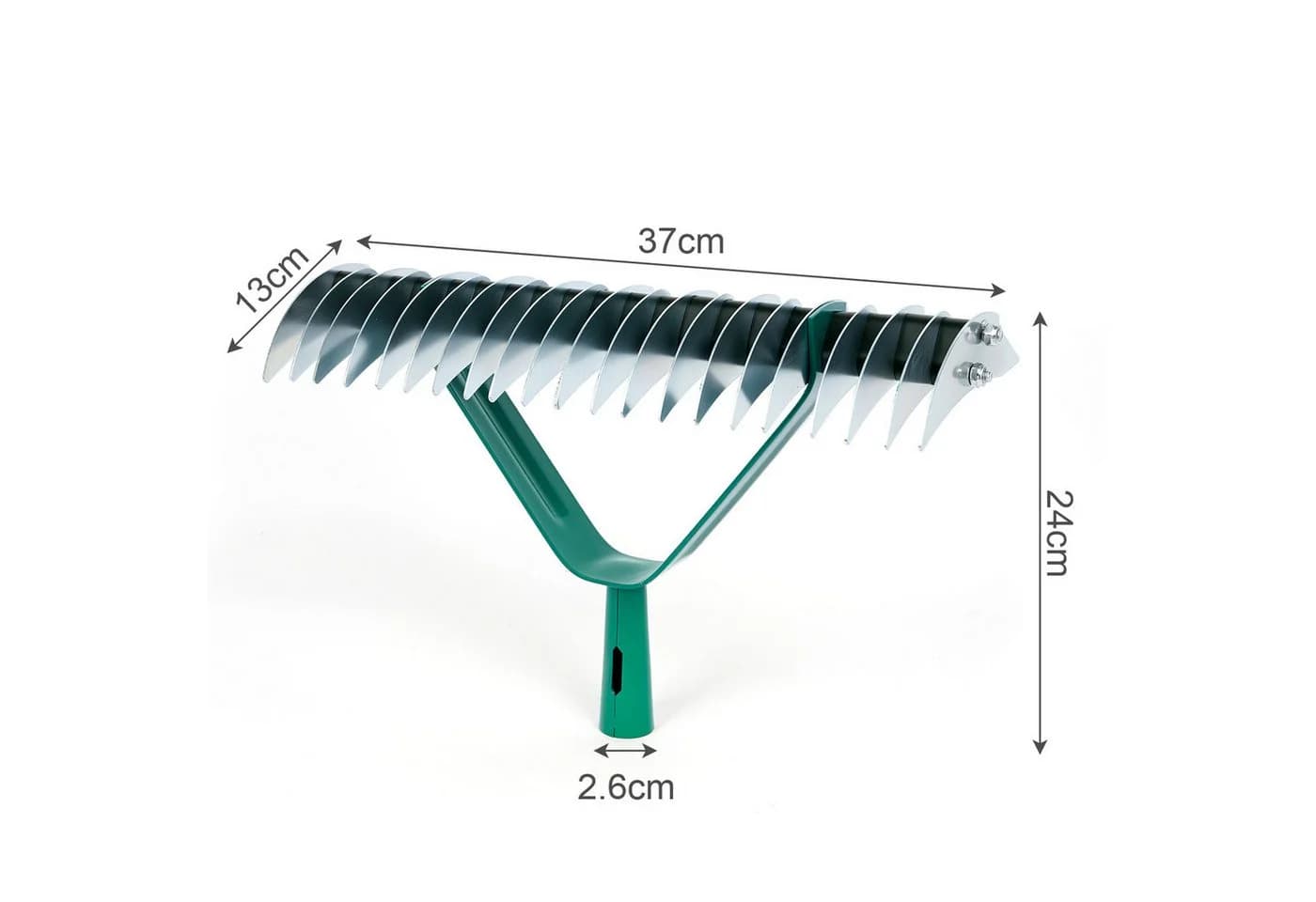 OSTWOLKE Rechenbesen Handvertikutierer mit 32 Klingen - Bild 3