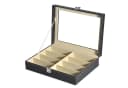 OSTWOLKE Brillenbox 8-Fach Schwarz Kunstleder Bild 1