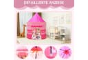 OSTWOLKE Spielzelt Kinderzelt Prinzessinnen-Schloss Rosa Bild 5