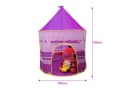 OSTWOLKE Spielzelt Prinzessinnen-Schloss-Design Lila Bild 1