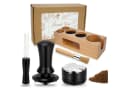 OSTWOLKE Tamperstation 51mm Espresso Tamper Set mit Holzstation Bild 2