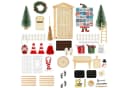 Wichtel Set aus Holz mit Pinseln und Farben Bild 1