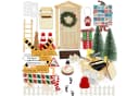 Wichtel Set aus Holz mit Pinseln und Farben Bild 2