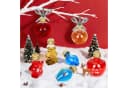 OSTWOLKE 30x Weihnachtsbaumkugeln Durchsichtig DIY Festliche Deko Bild 3