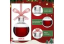 OSTWOLKE 30x Weihnachtsbaumkugeln Befüllen DIY Transparent Kunststoff Bild 1