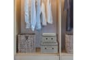 OSTWOLKE Aufbewahrungsbox Grau 3er Set mit Deckel & Klettverschluss Bild 4