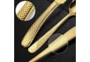OSTWOLKE Besteck-Set 24-teilig Goldfarben Edelstahl mit Geschenkbox Bild 5