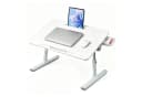 OSTWOLKE Klappbarer Laptoptisch höhenverstellbar weiß Bild 2