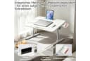 OSTWOLKE Klappbarer Laptoptisch höhenverstellbar weiß Bild 5
