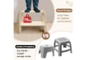OSTWOLKE Tritthocker 2-stufig Holz für Kinder Montessori Bild 5