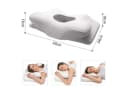 OSTWOLKE Nackenstützkissen Memory Foam Weiß Ergonomisch Bild 1