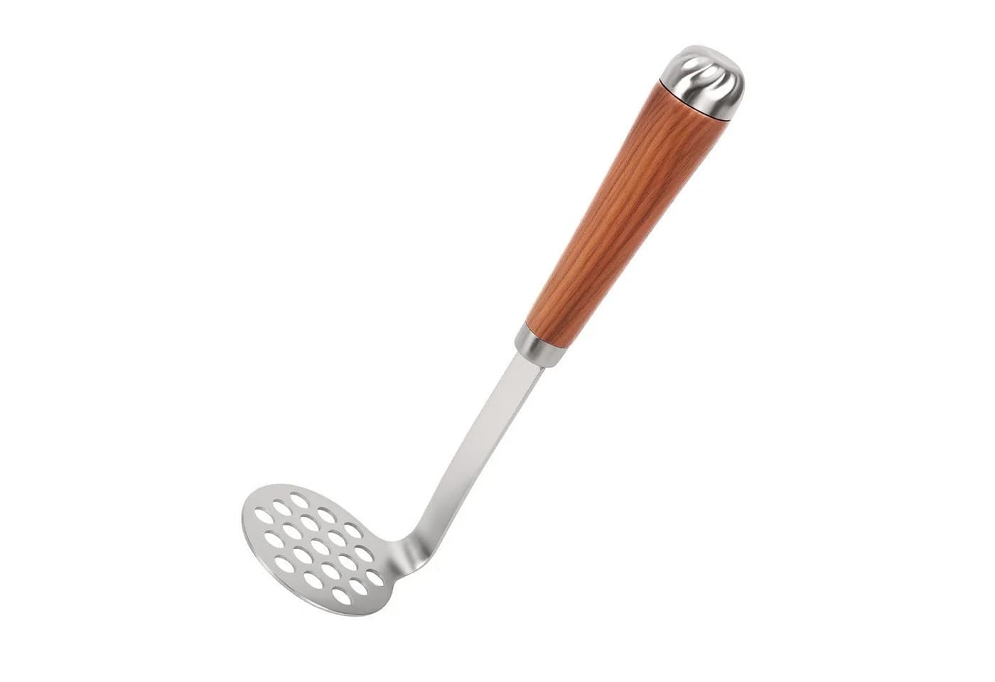 OSTWOLKE Kartoffelstampfer aus Edelstahl mit Holzgriff - Bild 2