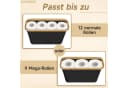 OSTWOLKE Toilettenpapier Aufbewahrungskorb mit Deckel, Wasserdicht & Faltbar Bild 3