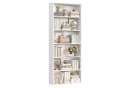 Homfa Bücherregal 180cm Standregal Büro Raumteiler 6 Fächer Weiß Bild 2