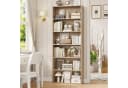 Homfa Bücherregal Standregal Büroregal Raumteiler 6 Fächer Weiß Bild 1