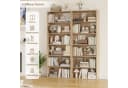Homfa Bücherregal Standregal Büroregal Raumteiler 6 Fächer Weiß Bild 3