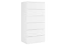 Homfa Kommode Sideboard 6 Schubladen Weiß MDF 60x40x119 cm Bild 2