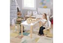 Homfa Kinderstuhl 4er Set Höhenverstellbar 61,5-48,5 cm Massivholz Bild 1