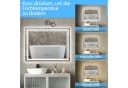 JDONG Badspiegel LED mit Beleuchtung Touch-Schalter Bild 4
