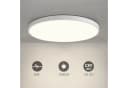 JDONG LED Deckenleuchte 36W Rund Flach Rosa/Grau/Blau 40cm Bild 3