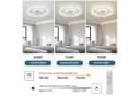 JDONG Deckenventilator mit Beleuchtung und Timer 54W Leise Deckenleuchte Ventilator Dimmbar Bild 1
