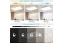 JDONG LED Deckenleuchte dimmbar mit Fernbedienung Rechteckig 65*43/90*55/90*60cm Bild 1
